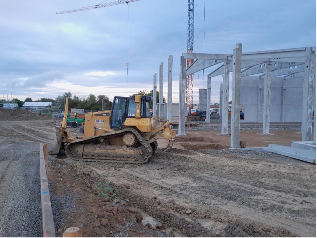 Pink, Betriebserweiterung Neubau Halle 7+8 mit Verbidungsbauten